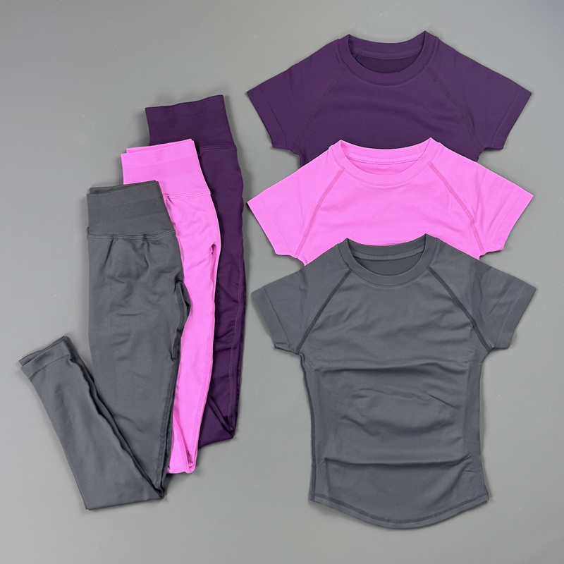 Home Gym Leg Press - 2Piece Gym Set Women Raglan Short