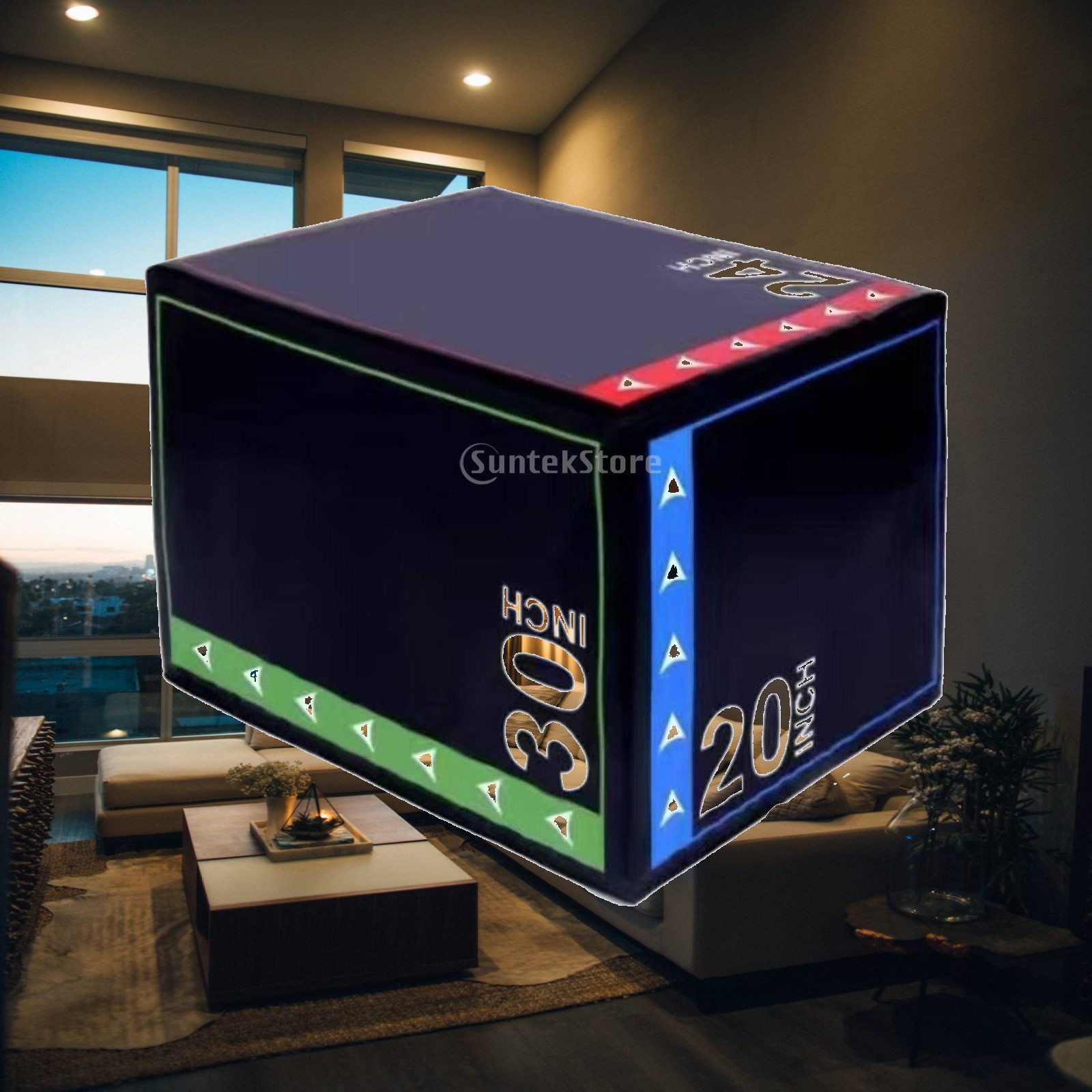 Home Gym In A Box - Soft Plyo Jump Box Shock-Absorbing Foam