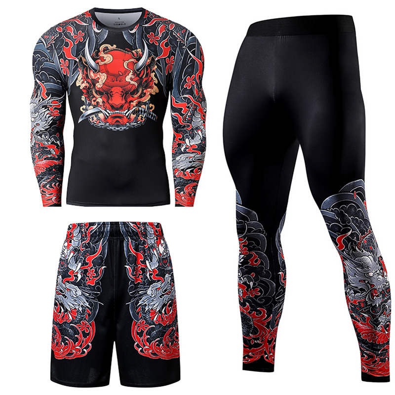2/3PCS Men Jiu jitsu Tracksuit - огляд і ціна Home Gym Leg Press