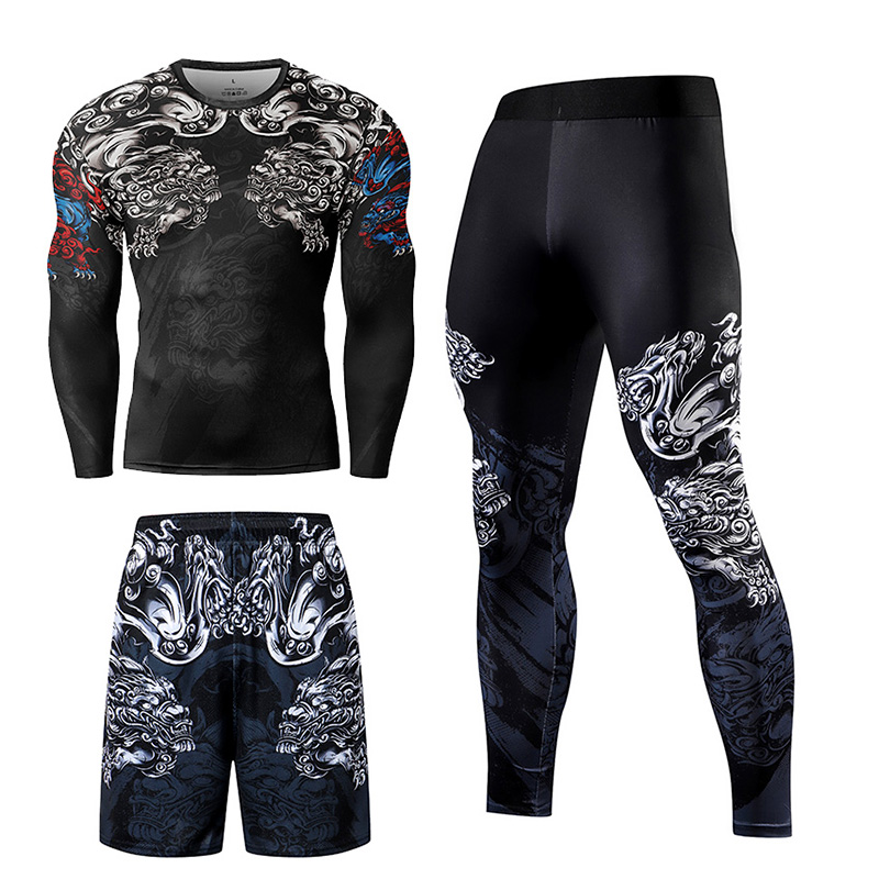2/3PCS Men Jiu jitsu Tracksuit - огляд і ціна Home Gym Leg Press