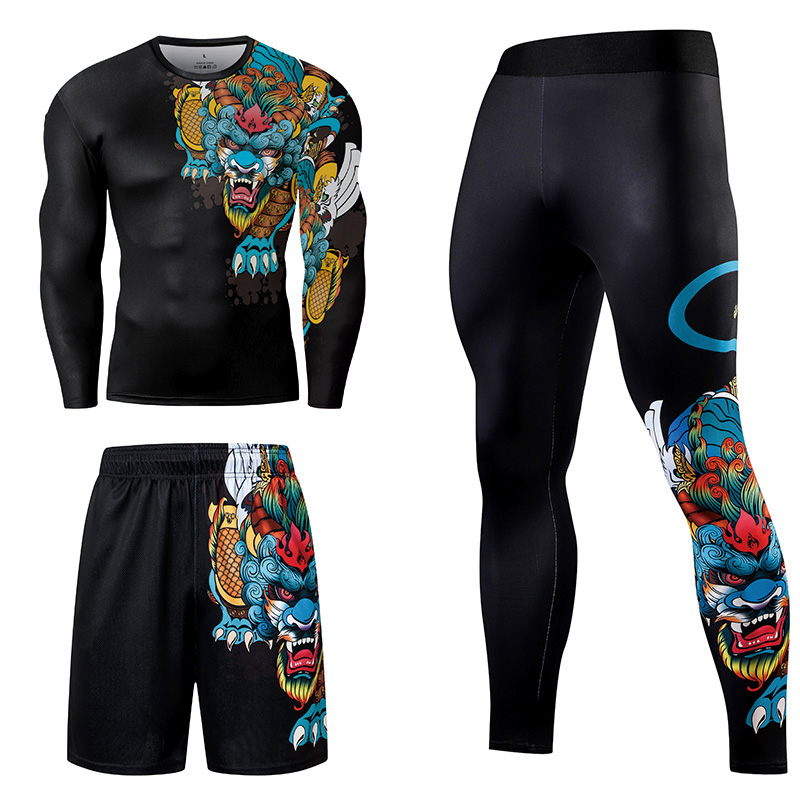 2/3PCS Men Jiu jitsu Tracksuit - огляд і ціна Home Gym Leg Press