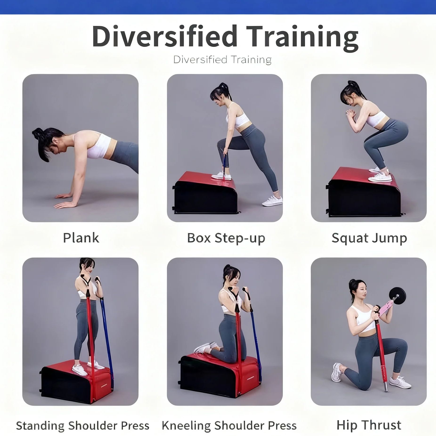 Hip Thrust Box Glutes Sturdy w - огляд і ціна Home Gym In A Box