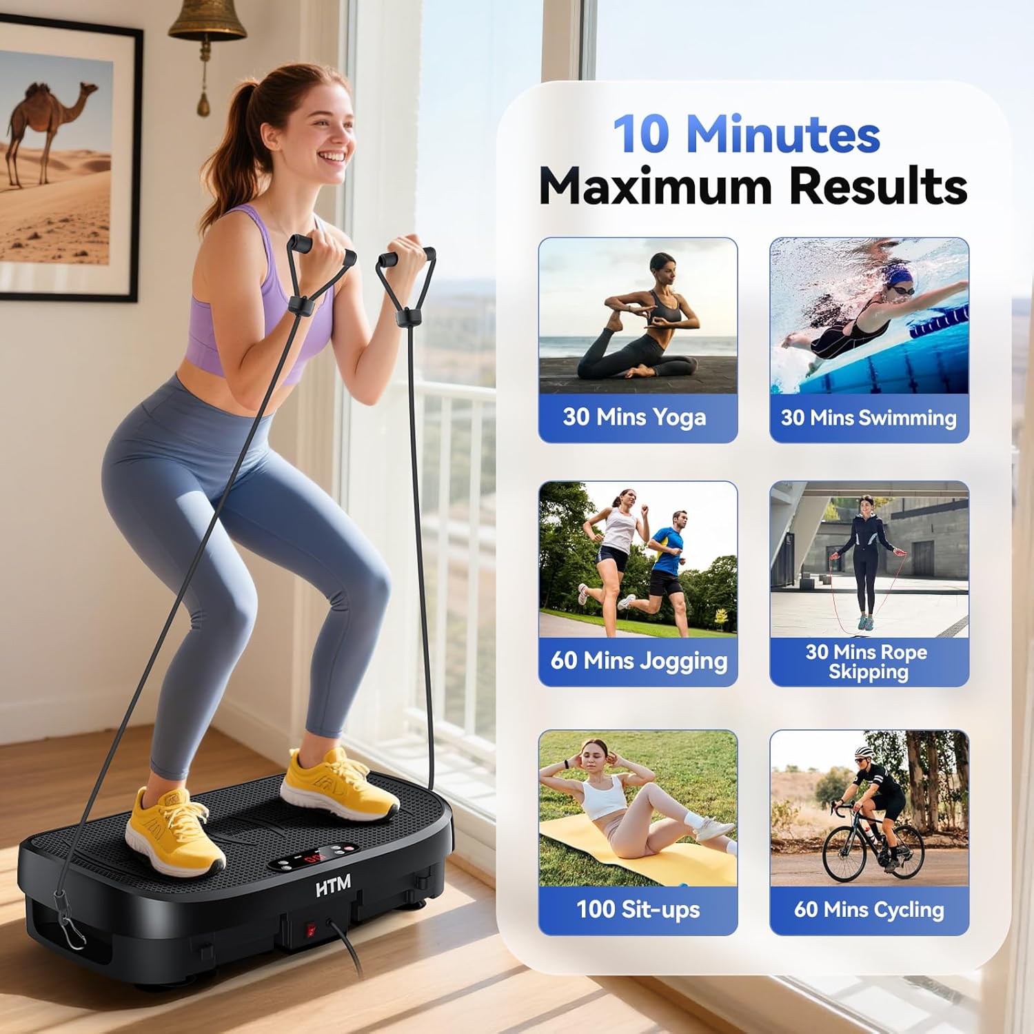 Vibration Plate Fat Burning Fi - огляд і ціна Home Gym Weight Machine