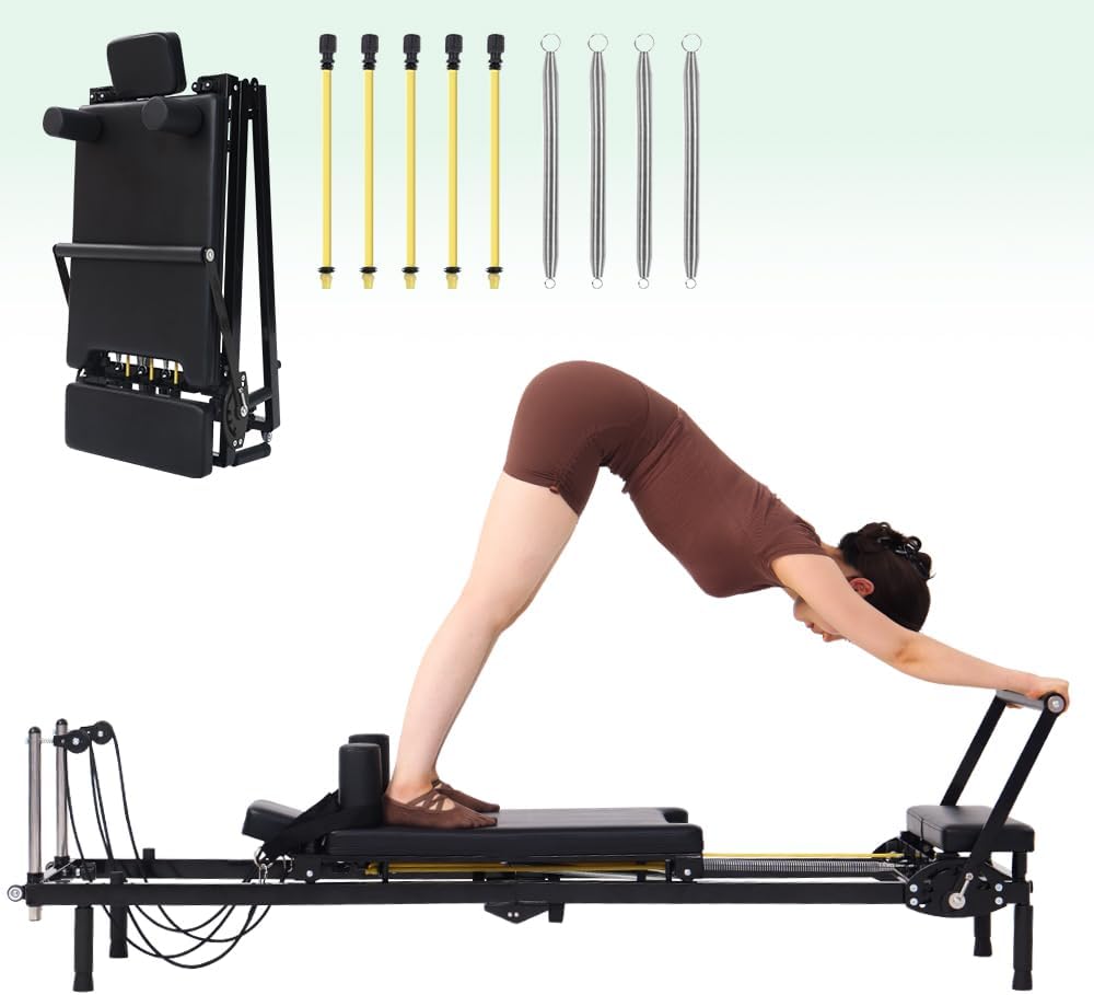 Foldable Pilates Reformer Mach - огляд і ціна Home Gym Design
