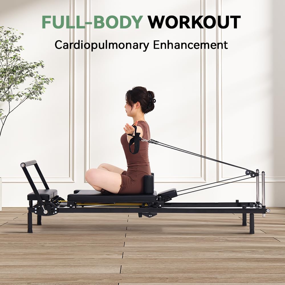 Foldable Pilates Reformer Mach - огляд і ціна Home Gym Design