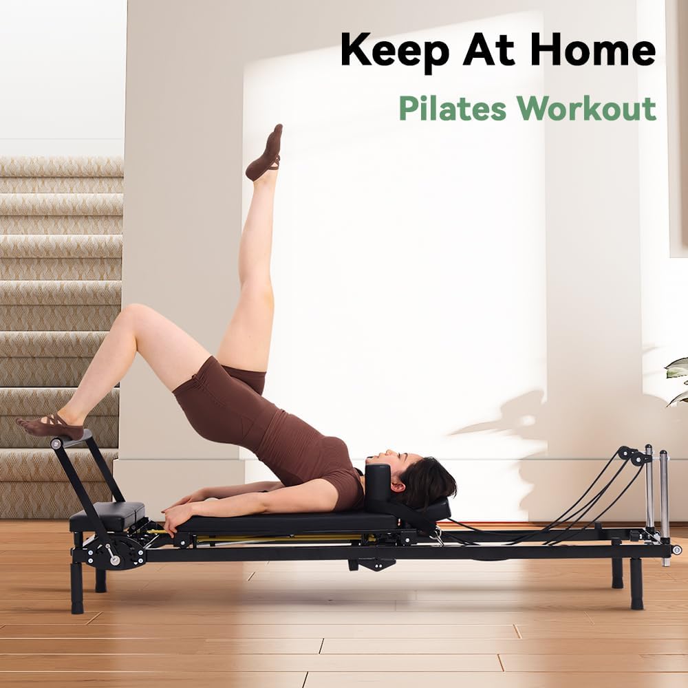 Foldable Pilates Reformer Mach - огляд і ціна Home Gym Design