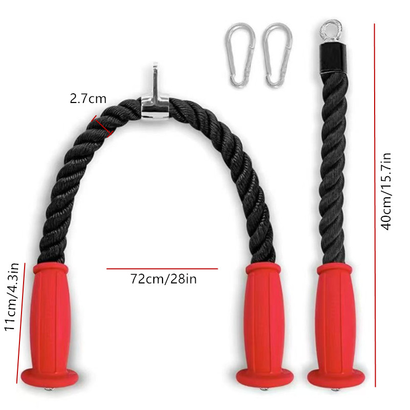 Ergonomic Tricep Ropes Non-Sli - огляд і ціна Home Gym Weight Machine