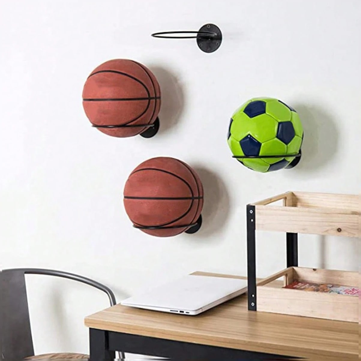 Space Saving Wall Mounted Bask - огляд і ціна Home Gym Design