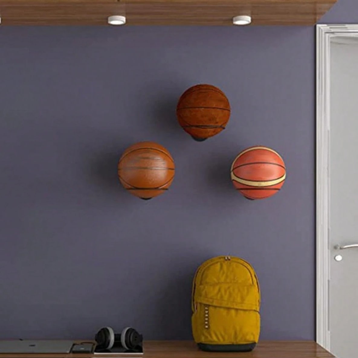 Space Saving Wall Mounted Bask - огляд і ціна Home Gym Design