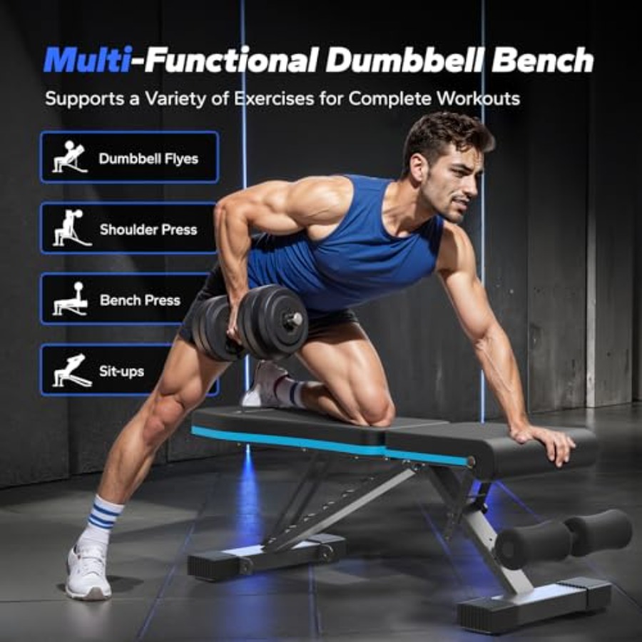 Foldable Weight Bench for Home - огляд і ціна Home Gym Leg Press