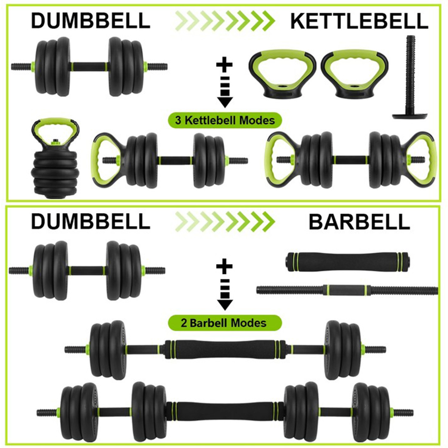 4 in 1 Adjustable Dumbbell Set - огляд і ціна Home Gym Leg Press