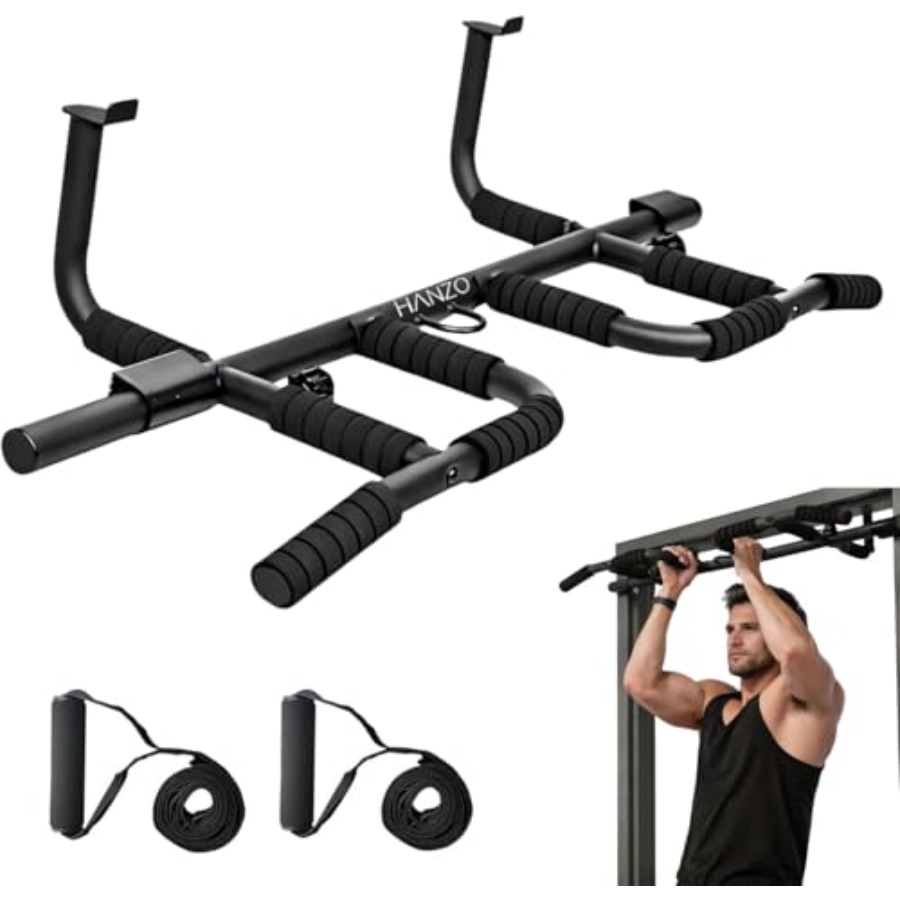 Doorway Pull Up Bar Set with S - огляд і ціна Home Gym Multi