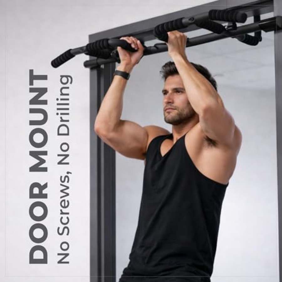 Doorway Pull Up Bar Set with S - огляд і ціна Home Gym Multi