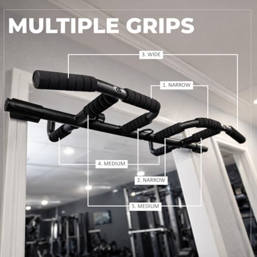 Doorway Pull Up Bar Set with S - огляд і ціна Home Gym Multi