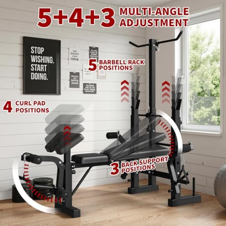 Home Gym Weight Bench Set: Ste - огляд і ціна Home Gym Leg Press