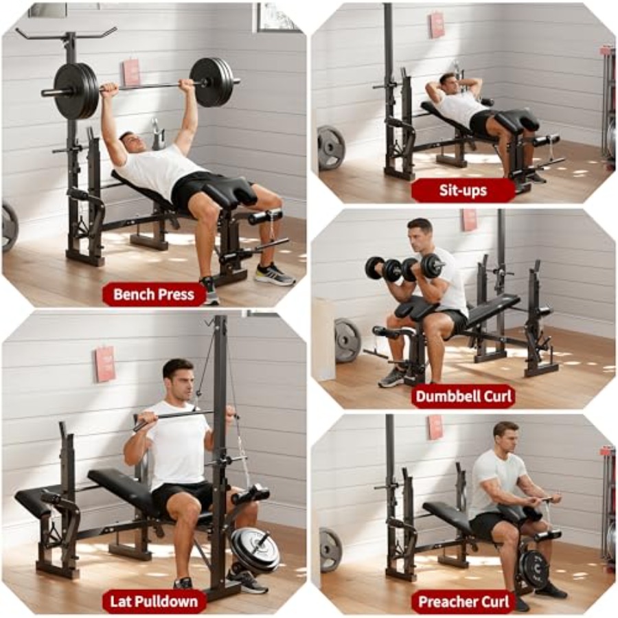 Home Gym Weight Bench Set: Ste - огляд і ціна Home Gym Leg Press