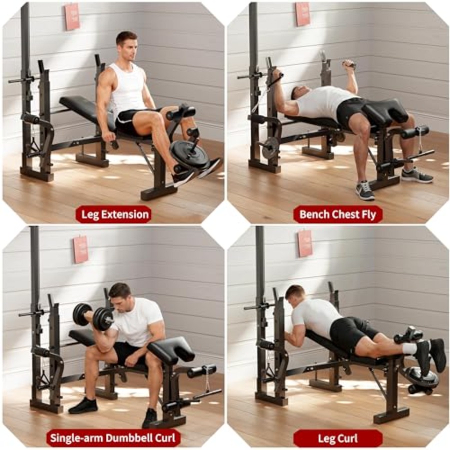 Home Gym Weight Bench Set: Ste - огляд і ціна Home Gym Leg Press