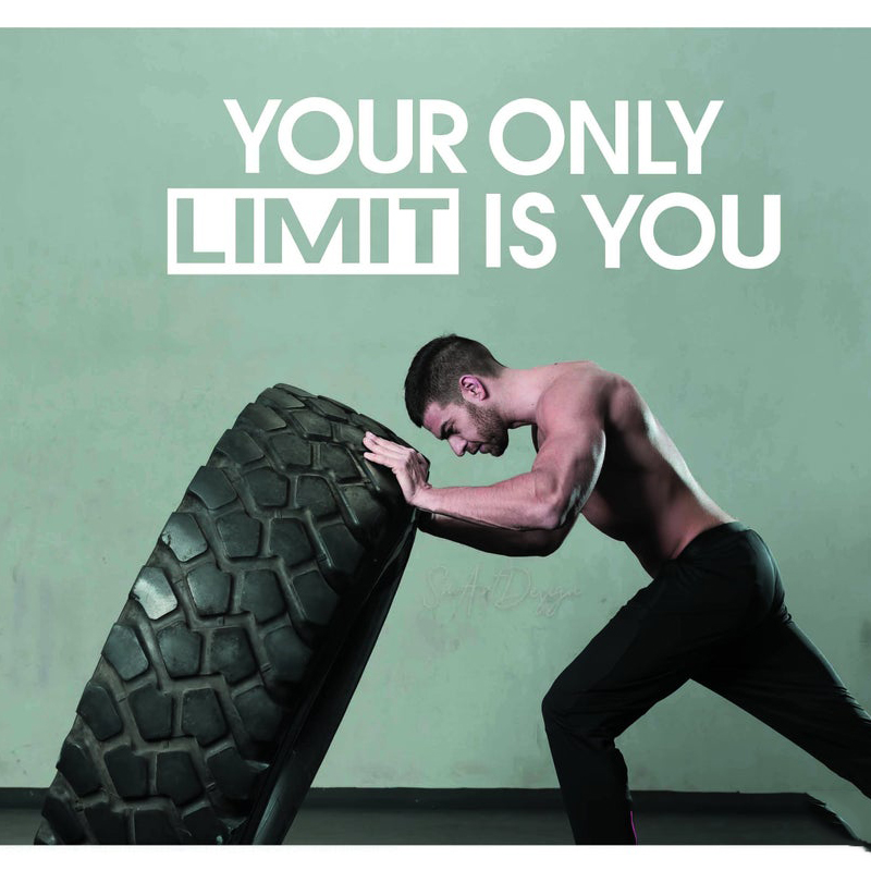 Your only limit is you - Wall  - огляд і ціна Home Gym Design